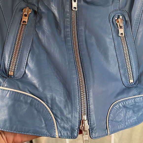 Schyia Leather Jacket size 36 - Picture 12 of 14